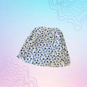 BELLE by KIM GRAVEL Long Sleeve Split-Neck Top